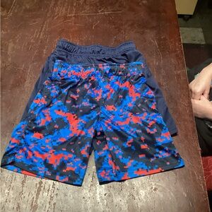 Colorful Digital Camo Shorts